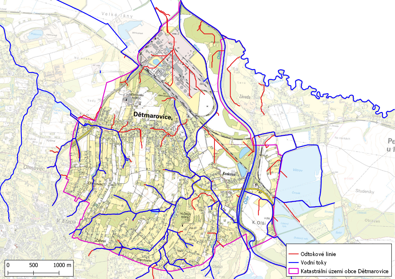 Odtokové linie Dětmarovice