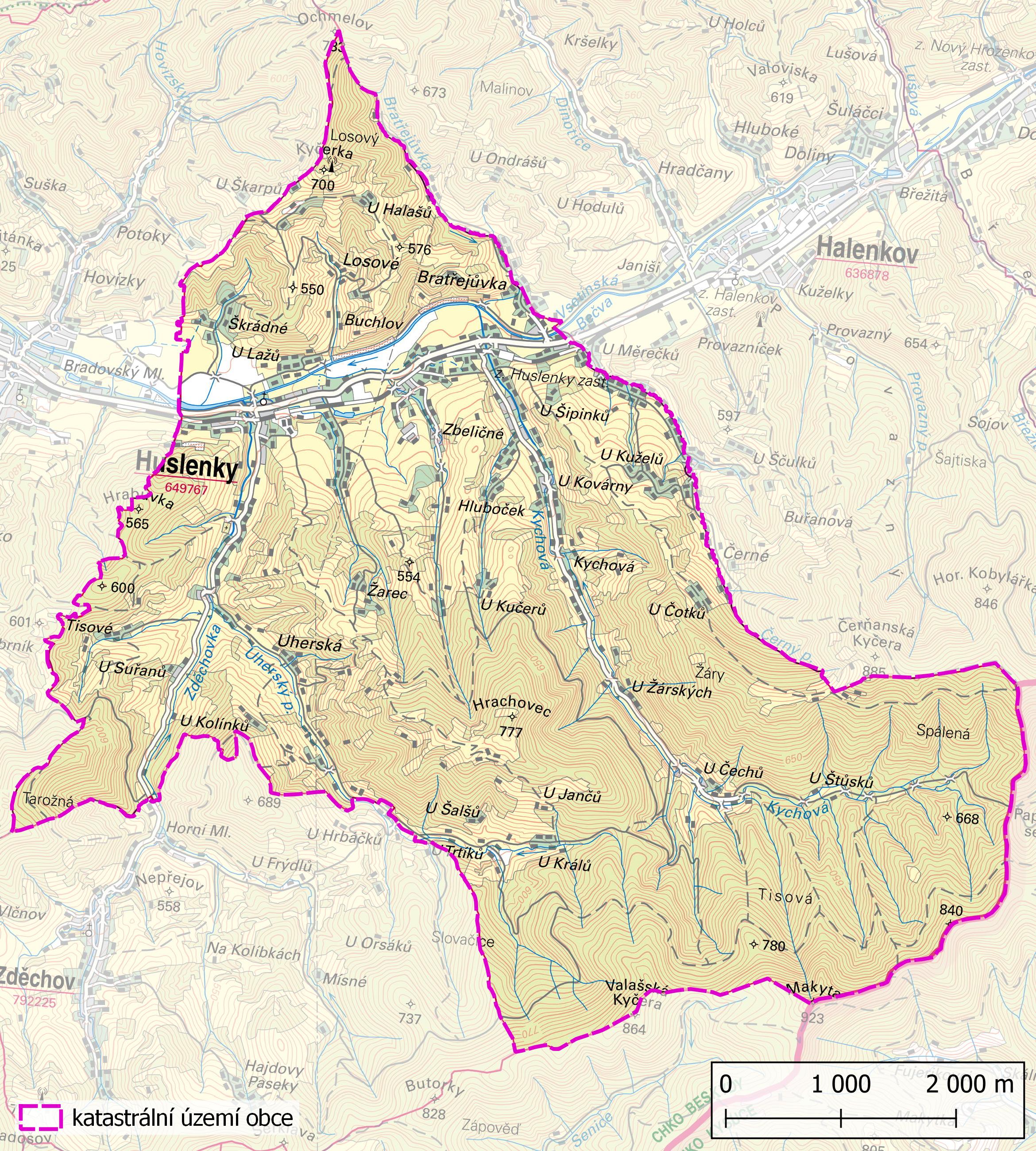 Katastrální území obce