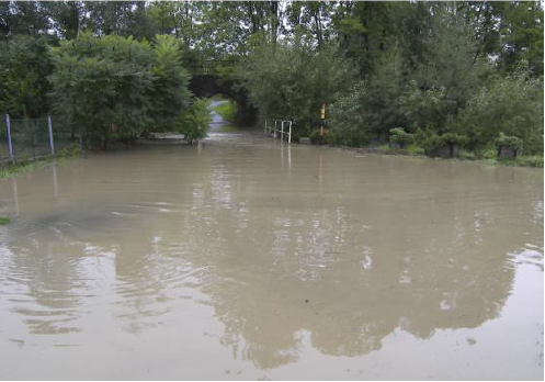 Povodeň v Klimkovicích v roce 2007