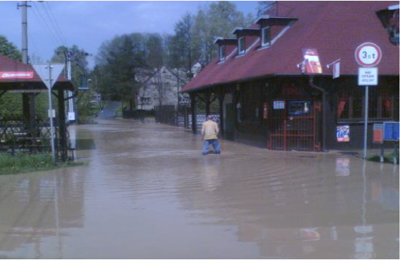 Povodně v Klimkovicích v roce 2008
