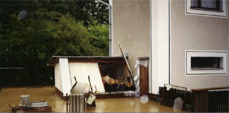 Povodeň v Klimkovicích v roce 1997 (č. p. 237)