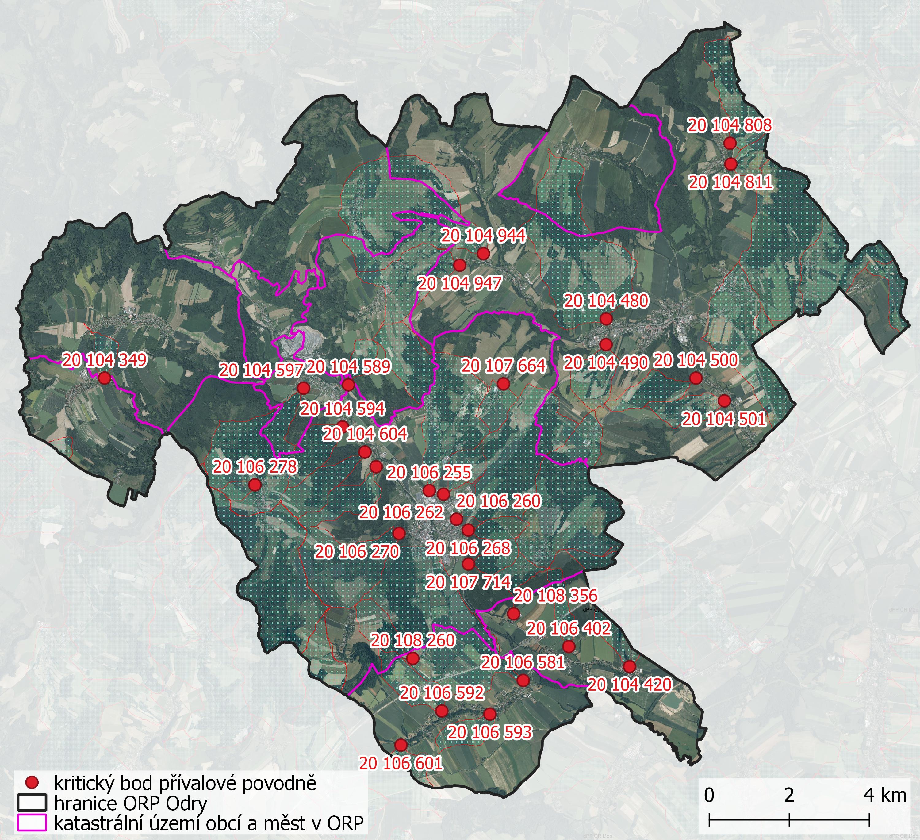 Mapa kritických bodů