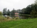 Rybník v Tasově nad hřištěm (vlastníkem je obec Tasov)