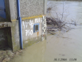 Povodně 2006 - Přerov, Bečva - limnigraf Dluhonice