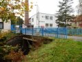 Mostek přes Hořenský potok u slévárny plastů Beneš a Lát