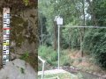 Automatické hladinoměrné čidlo a vodočetná lať v Tasově na Polomině