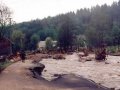 Záběry z povodní v roce 1996