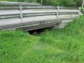 Betonová mostní konstrukce na Otradickém potoce v ř. km 0,1