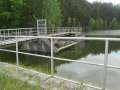 Pohled na vodní dílo Vícenický žleb - bezpečnostní přeliv