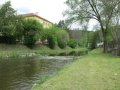 Pohled na koryto vodního toku Oslava v ř. km 34,41