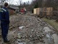 Povodeň na vodním toku Oslava v roce 2005 - letecké snímky Náměště nad Oslavou - 3