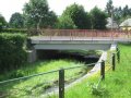 Betonová mostní konstrukce na komunikaci II/263 přes Jiříkovský potok v ř. km 1,56