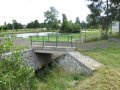 Betonová mostní konstrukce na Duhovém potoce Jiříkov v ř. km 0,19