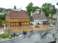 Povodeň 09. 06. 2013 - pohled na Náměstí IV.
