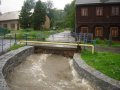 Povodeň 07. 08. 2010 - pohled na Náměstí II.