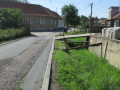Přístupový mostek k nemovitosti na ulici U Potoka - místo omezující odtokové poměry