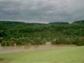 Povodně 2002 - pohled na Berounku od Čivic (1)