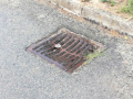 Odvodňovací kanál u objektu č. p. 12