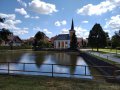 Požární nádrž Návesník a kaple