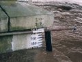 Povodeň v březnu roku 2000 - hladina vody při povodni