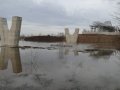 Jarní povodeň 2011 - zaplavení stavby silnice č. I/35 v jižní části území obce