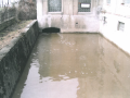 Povodeň 31. 3. 2006 - výška vody pod mlýnem č. p. 110