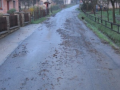 Povodeň 4. dubna 2014 (stav po zaplavení hlavní silnice v Černých)