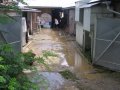 Povodně v roce 2007 (povodňové škody) - vyklízení povodňových škody v domě č. p. 17