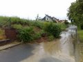Povodeň v roce 2010 - sesuv půdy u č. p. 377 (v místě sesuvu stojí v současnosti dům)