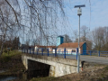 Hladinoměr umístěný na silničním mostu č. 0485 - 1 v obci Jeseník nad Odrou