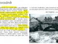 Záznam o povodni z roku 2013. Zdroj: Zpravodaj Rosovice, Holšiny a Sychrov – léto 2013