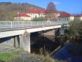 Silniční most přes Vsetínskou Bečvu s hladinoměrným čidlem