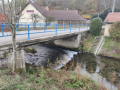 Hlavní most přes Svratku a vodoměrná stanice