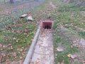 Vpusť na přívalové srážky u dětského hřiště