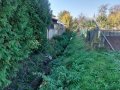 Charakter koryta Černilovského potoka za nádrží č. 3