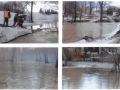 Povodeň na území obce Horní Loděnice v zimním období