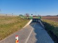 Cyklo podjezd u D35 - kritické místo