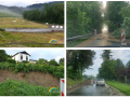 Fotodokumentace bleskové povodně v obci Malá Bystřice ze dne 5. 6. 2019