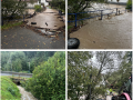 Fotodokumentace z povodně v obci Malá Bystřice ze dne 14. 9. 2024